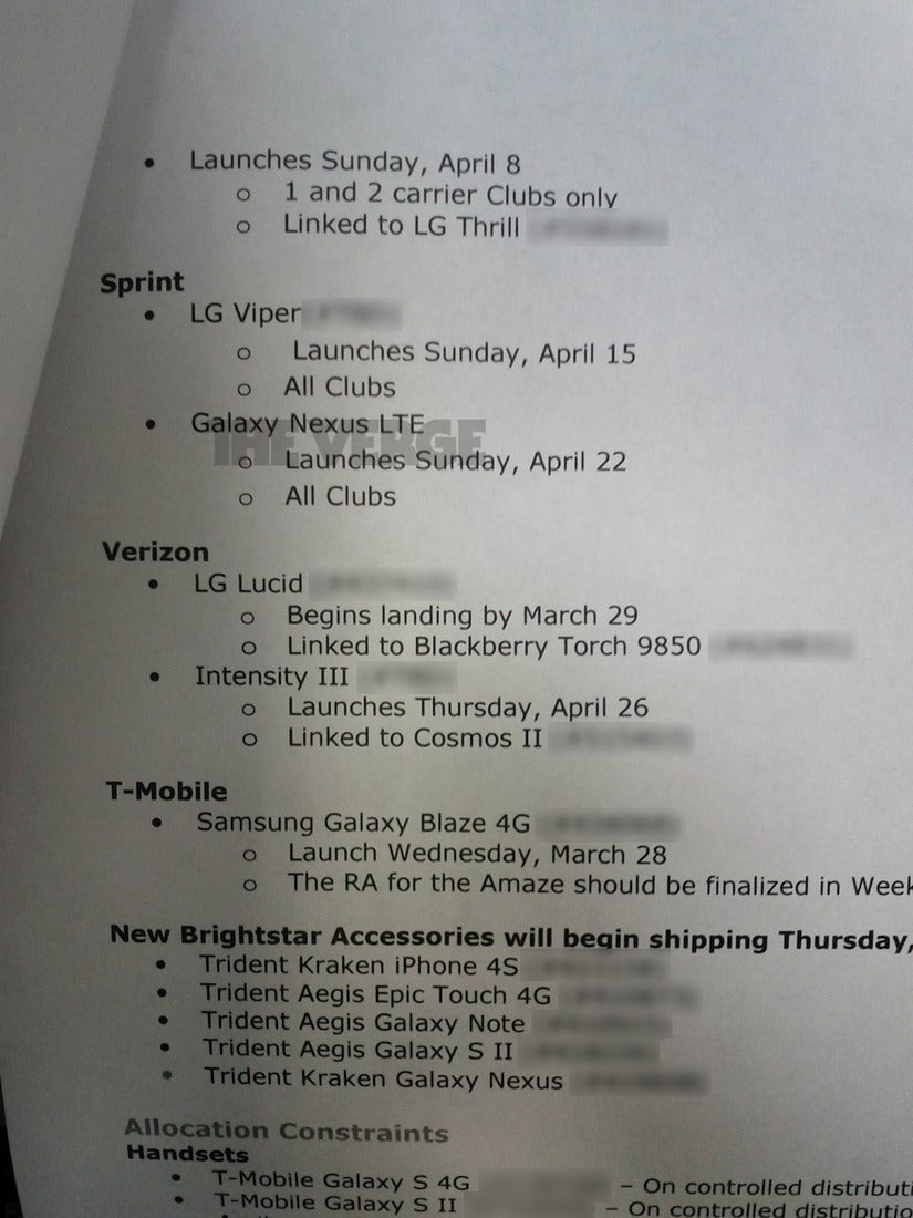 Sprint Galaxy Nexus release date now rumored for April 22