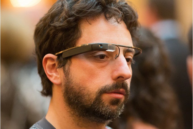 Google's Sergey Brin wears Project Glass prototype at a party (pictures)