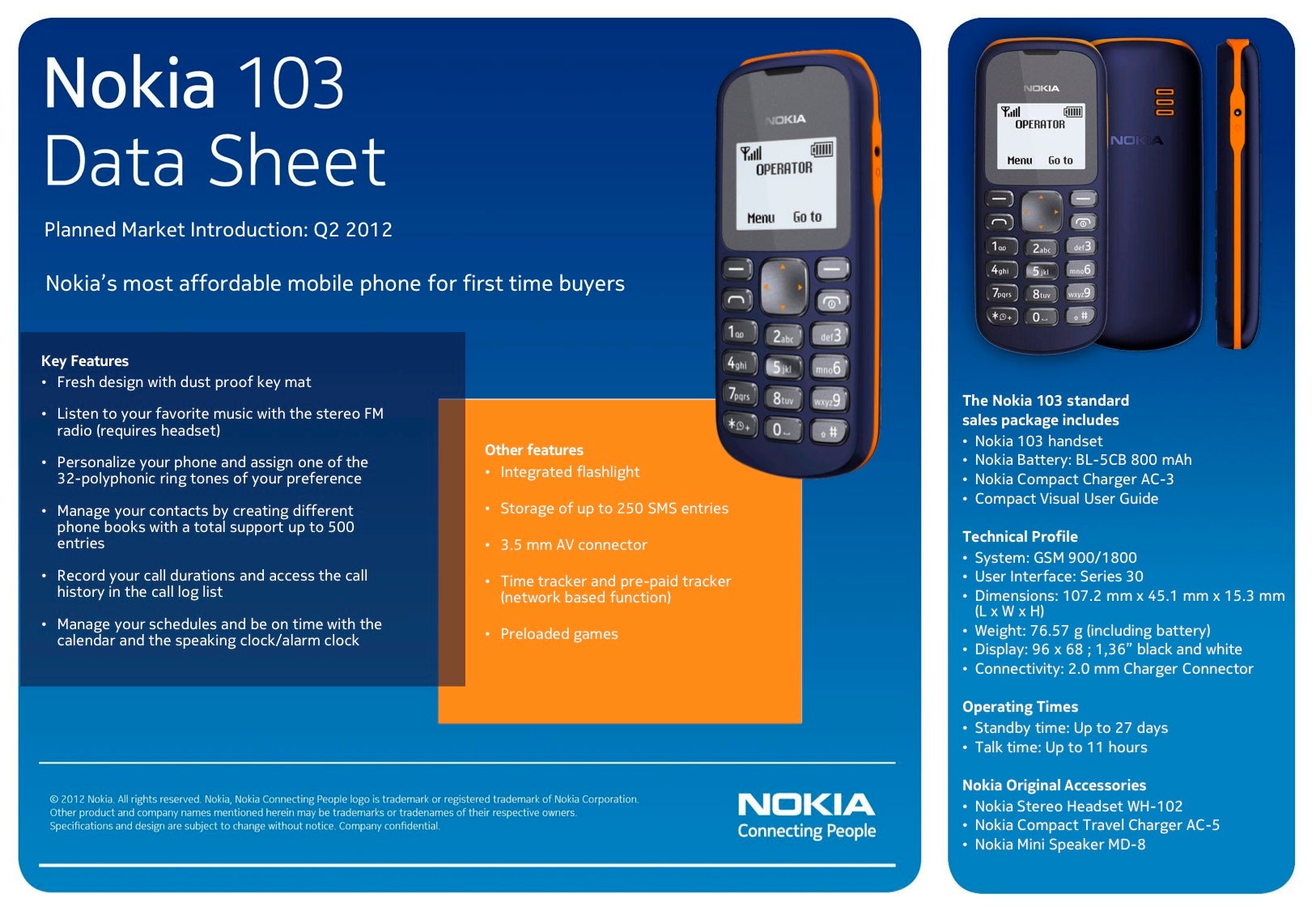 Dirt cheap redefined: Nokia 103 introduced