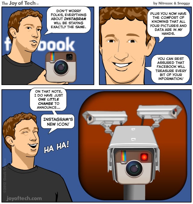 A bit more humor on Facebook's purchase of Instagram