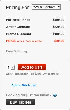 Samsung Galaxy Tab 7.0 only $50 with new VZW contract
