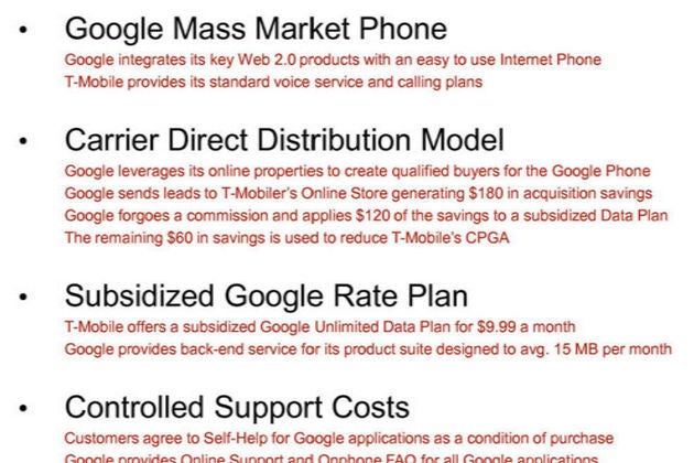 Google envisioned a $10 unlimited plan in early T-Mobile talks