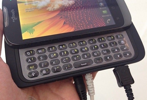 The Huawei-made myTouch model with a side sliding QWERTY - Roadmap for T-Mobile shows Ice Cream Sandwich updates and new myTouch phones