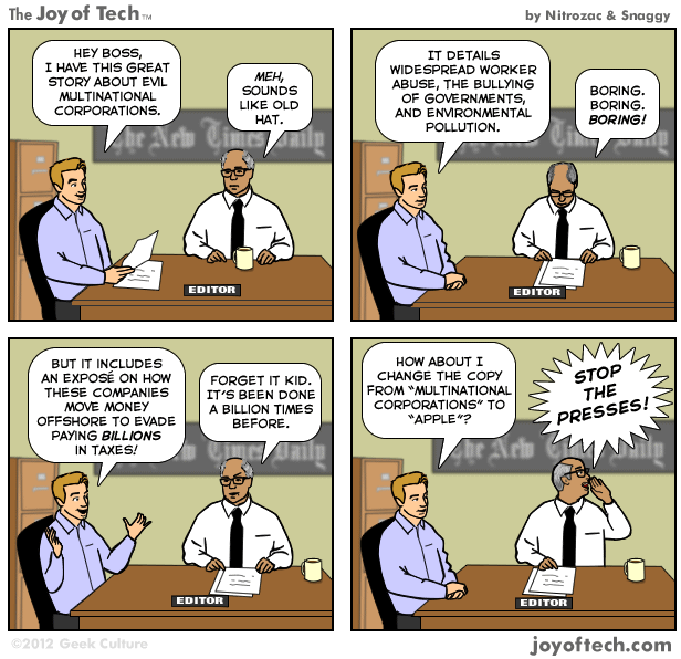 Apple rules the news cycle [Comic]