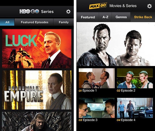HBO GO and MAX GO finally get Ice Cream Sandwich update