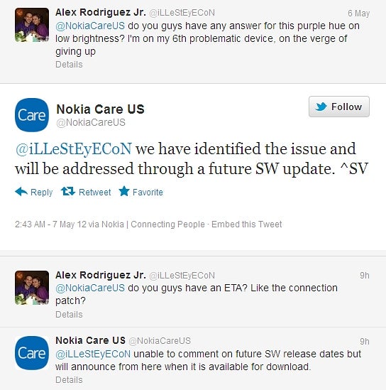 Nokia Lumia 900 display flaw exposed, software fix in the works