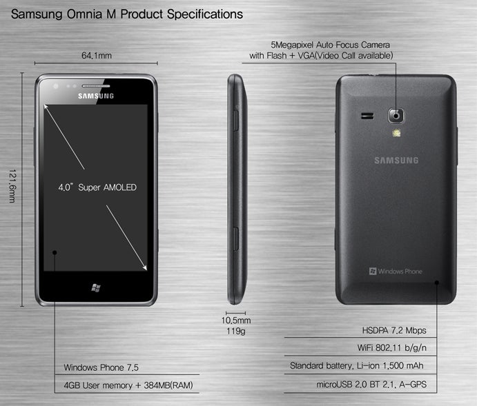 Samsung Omnia M is announced, coming to Europe soon