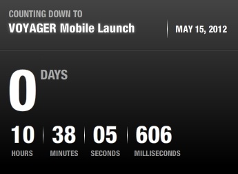 Voyager&#039;s website has a countdown timer counting down the time until Tuesday&#039;s launch - Voyager Mobile to offer $19 monthly plans, launches Tuesday in certain states