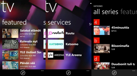 Nokia TV app is live and ready for Lumia devices, but it only offers Finnish content