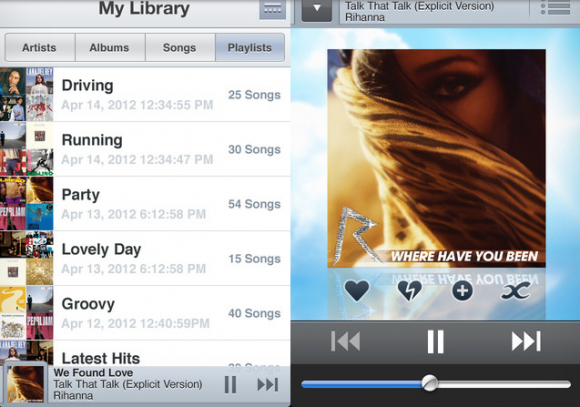 Screenshots of the Sony Music Unlimited app - Sony Music Unlimited app now available for your Apple iPhone, unless you live in the States