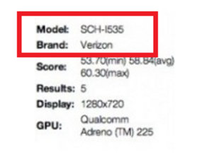 The SCH-I535 is a Verizon model according to the Nenamark Benchmark site - Verizon's Samsung Galaxy S III gets green light from Bluetooth SIG