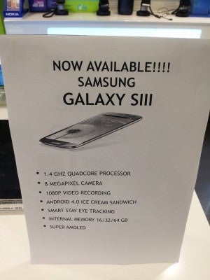 Samsung Galaxy S III now on sale in Dubai, yours for $667