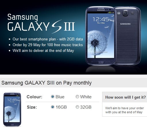 Vodafone has broken its record for Android Pre-orders with the Samsung Galaxy S III - Samsung Galaxy S III is Vodafone&#039;s most pre-ordered Android phone ever