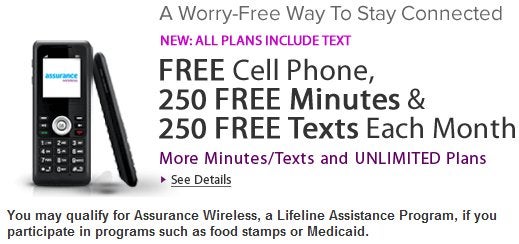 Assurance Wireless customers are now given free text messaging