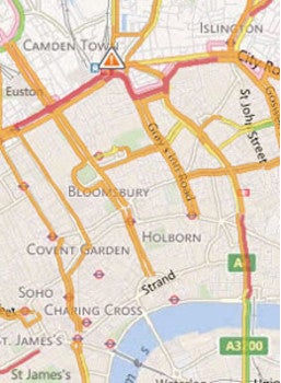 Bing Maps updated with Nokia-powered traffic and geocoding