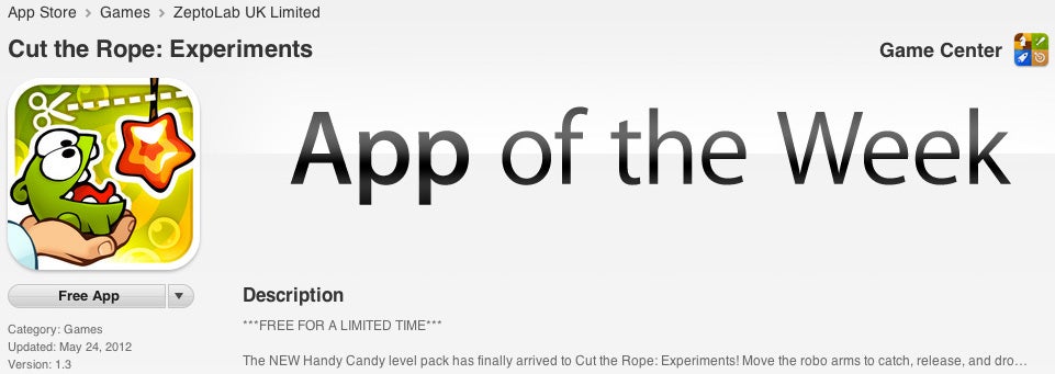 Can&#039;t miss it - Apple intros “Free App of the Week”