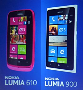 The two recently launched Nokia Lumia models in Finland - Nokia #1 again in Finland as Nokia Lumia 610 and Nokia Lumia 900 launch