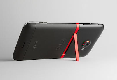 The telltale red kickstand  - HTC EVO 4G LTE officialy launched by Sprint, kickstand and all