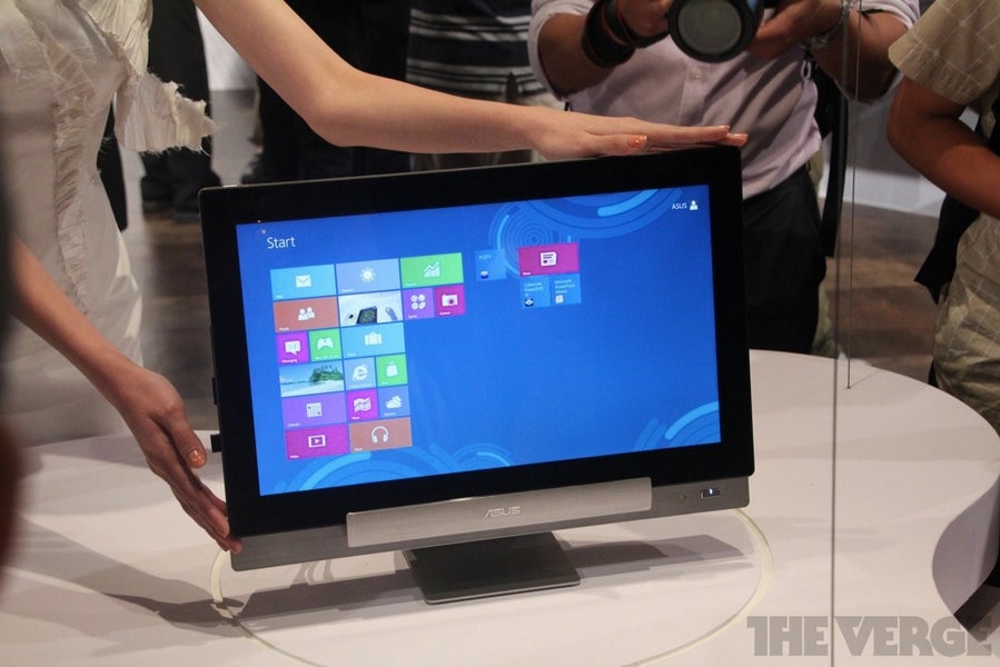 The ASUS AIO Transformer - ASUS Transformer AIO 18.4 inch Windows 8 PC transforms into 18.4 inch Android 4.0 tablet