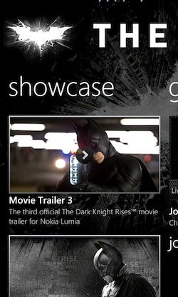 View trailers to The Dark Knight Rises - A look at Nokia's exclusive "The Dark Knight Rises" app