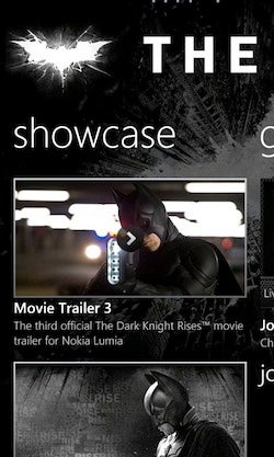 View trailers to The Dark Knight Rises - A look at Nokia&#039;s exclusive &quot;The Dark Knight Rises&quot; app