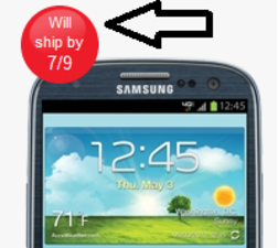 Verizon's own web site shows a July 9th shipping date for Samsung Galaxy S III pre-orders - Update on Verizon rumors: HTC DROID Incredible 4G LTE June 21st, Samsung Galaxy S III July 9th
