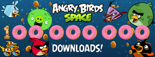 Angry Birds Space passes 100 million downloads