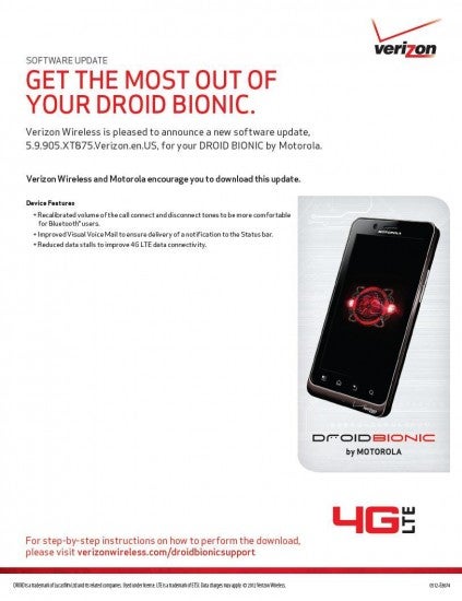 Motorola DROID BIONIC receives some enhancements with its latest maintenance update