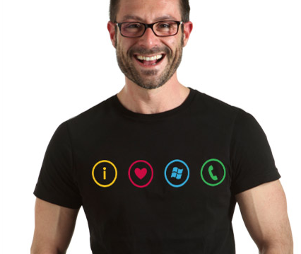 Show everyone where you stand with your I heart Windows Phone t-shirt - Microsoft opens CafePress store to sell Windows Phone gear