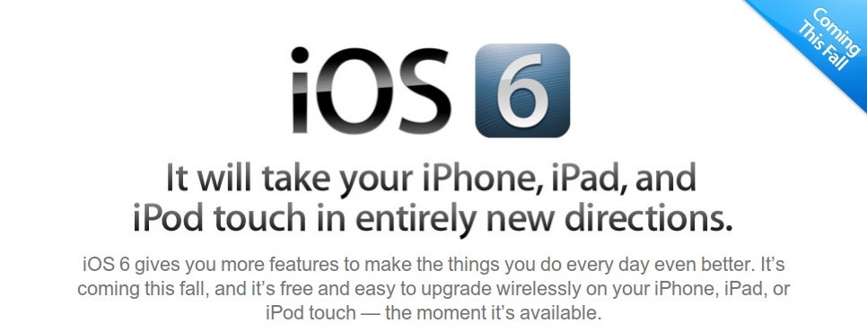 iOS 6 beta now up for grabs