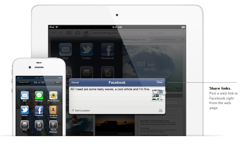 Facebook integration is a crowd pleaser in iOS 6 - Wall Street analysts weigh in on iOS 6