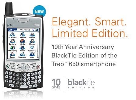 Treo 650 Limited Black Tie edition available