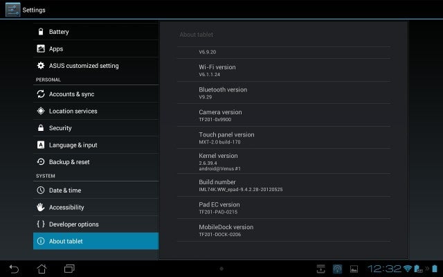 Asus Transformer Prime software update improves performance, boosts battery life