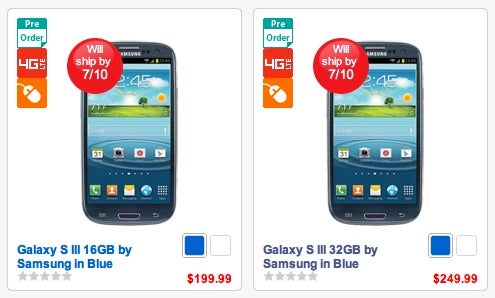 Oh no! Verizon pushes back the ship date of the Galaxy SIII... by a day