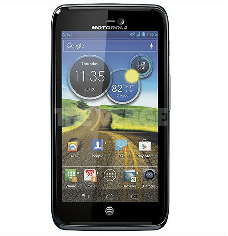 Note the AT&amp;T network icon on this rendering of the Motorola ATRIX 3 - Motorola ATRIX 3 visits the FCC