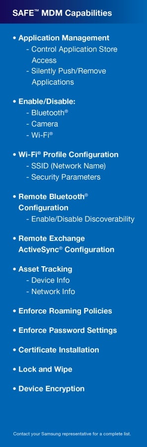 Samsung Galaxy S III will be branded SAFE for corporate security