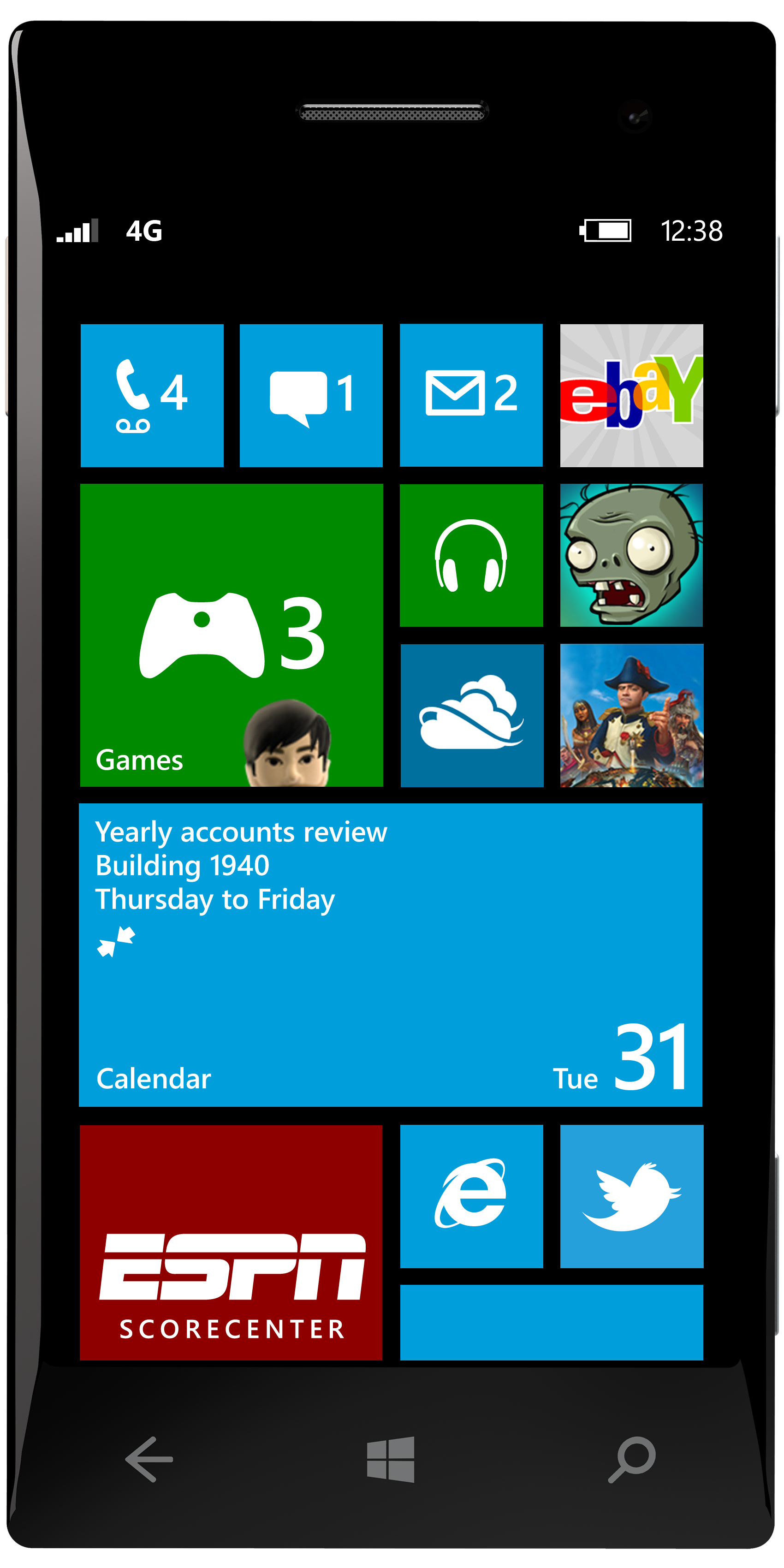 Windows Phone 8 start screen gets a facelift with free-moving, resizable tiles