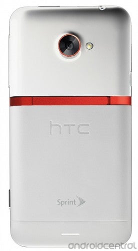 White HTC EVO 4G LTE (image courtesy of Android Central) - Sprint ad inadvertently confirms white HTC EVO 4G LTE