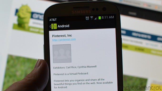 Google I/O could see introduction of Pinterest for Android - PhoneArena