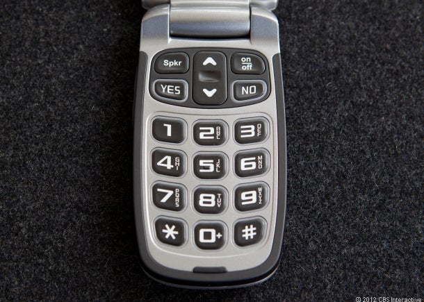 The still oversized keys on the Jitterbug Plus - Jitterbug Plus offered by Samsung for those who need a no frills handset