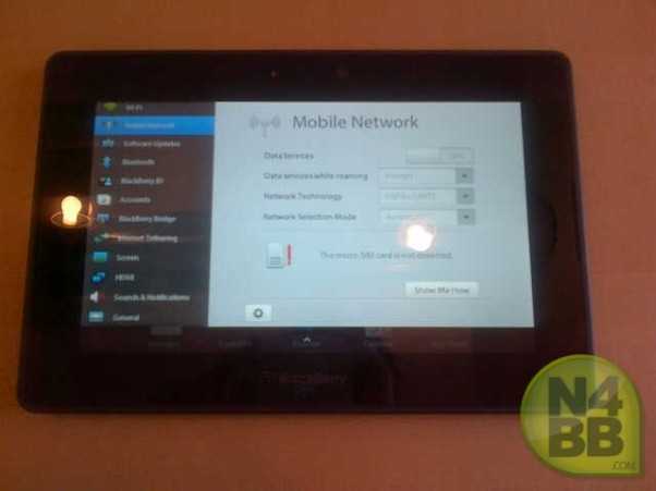 The BlackBerry PlayBook 4G - BlackBerry PlayBook 4G reappears as launch comes closer