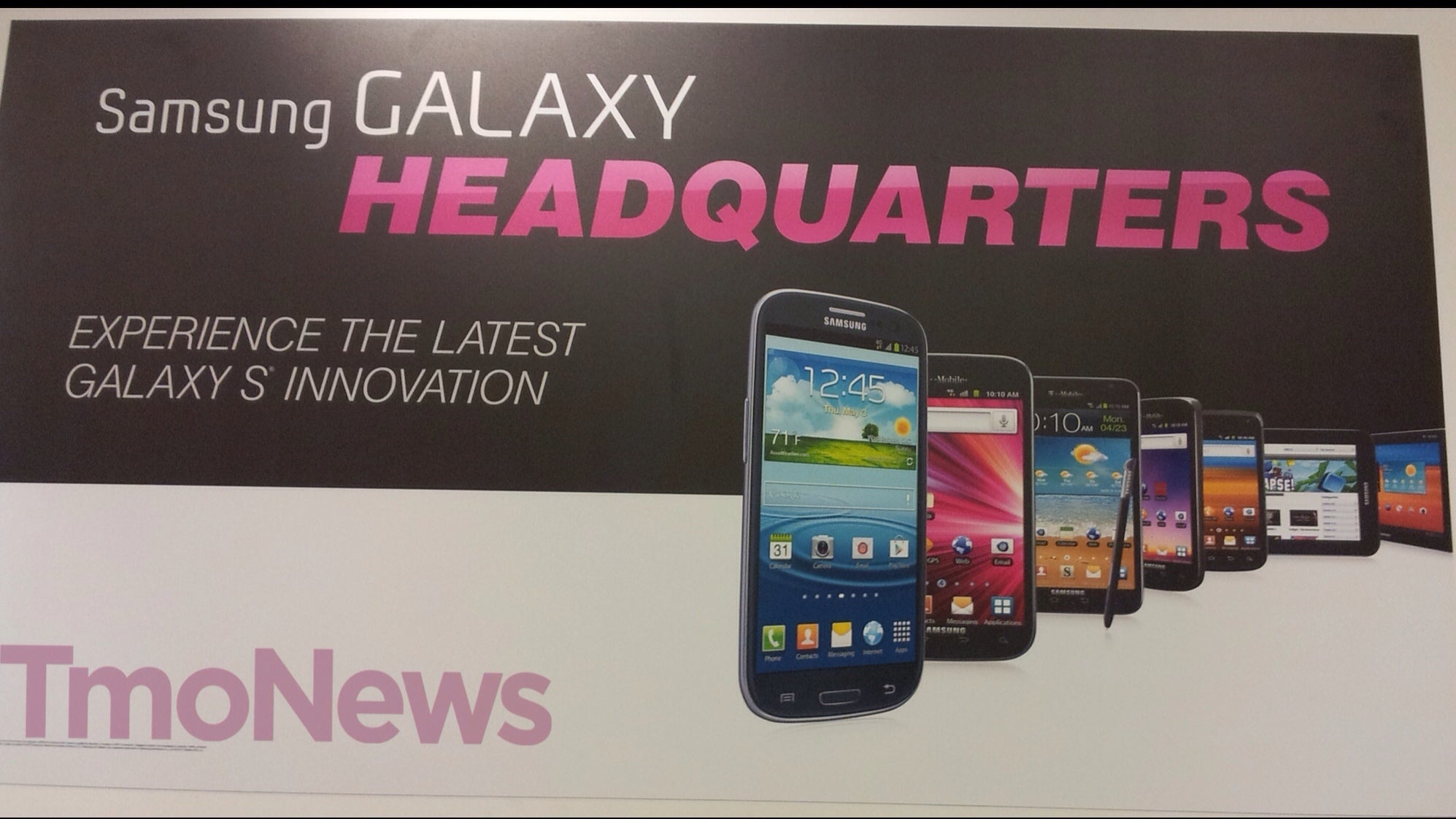 Samsung Galaxy Note appears on a T-Mobile poster, launch seems imminent