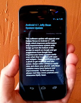 Android 4.1.1 on the HSPA+ version of the Samsung GALAXY Nexus - Android 4.1.1 now getting pushed to HSPA+ Samsung GALAXY Nexus