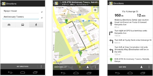 Google Maps adds walking directions in 44 African countries, savannas not included