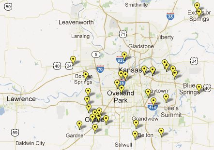 Sprint&#039;s current LTE coverage in the Kansas City market - Sprint premieres LTE service in Kansas City