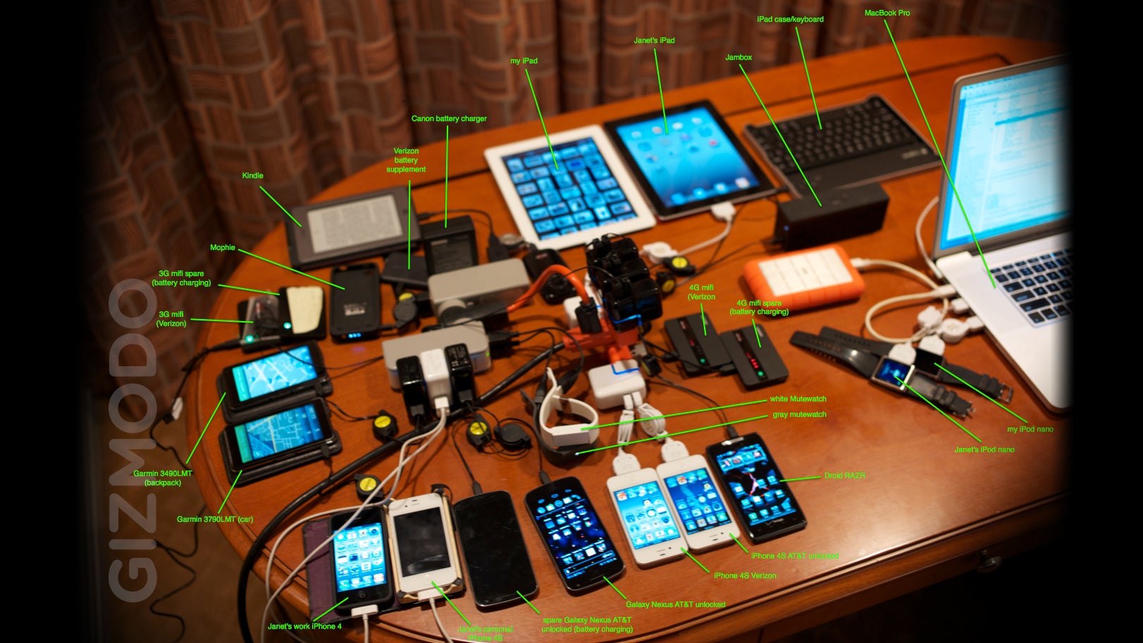 Woz: Unpacked - Woz shows what’s in his bag – puts everyone’s mobile device collection to shame