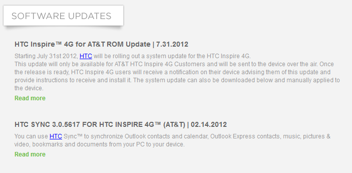 The HTC Inspire 4G is getting an update - HTC Inspire 4G gets update; no, not Android 4.0 but HTC Sense 3.0