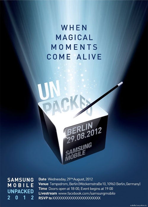 Samsung waves the magical wand: IFA Mobile Unpacked event could bring a new Galaxy Note on Aug 29th