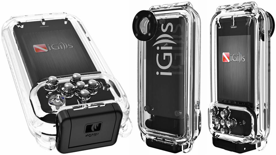 iGills waterproof iPhone case allow divers to take it to a depth of 130 feet under water