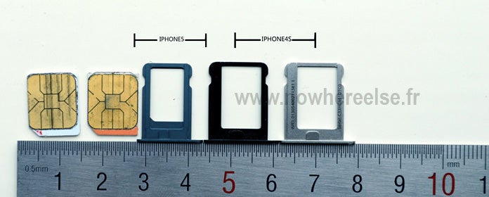 Alleged Iphone 5 Sim Card Tray Seemingly Confirms Use Of Nano Sim Phonearena